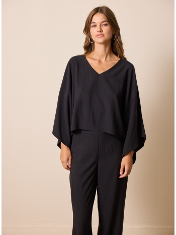 enzzo μπλούζα alenia - μαύρο σε προσφορά