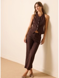 enzzo παντελόνι alena - espresso