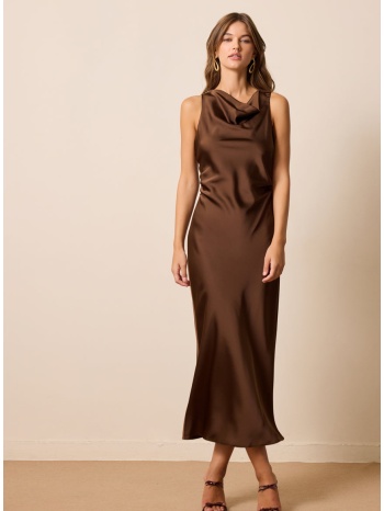 enzzo φόρεμα avielle - καφέ σε προσφορά