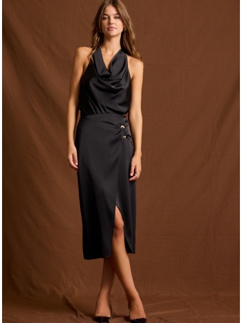 enzzo φούστα janice - μαύρο σε προσφορά