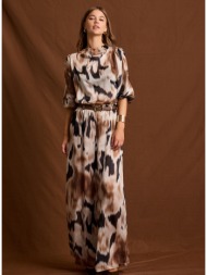 enzzo παντελόνα nuri - καφέ