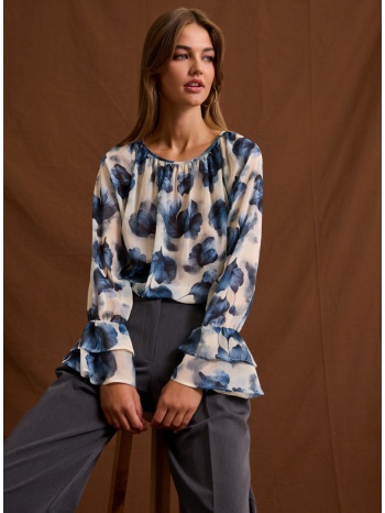 enzzo μπλούζα elsa - πετρόλ σε προσφορά