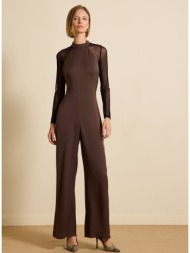 enzzo ολόσωμη φόρμα sofiana - espresso