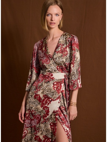 enzzo φόρεμα jenna - μπορντό σε προσφορά