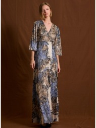 enzzo φόρεμα jenna - μπλε ραφ