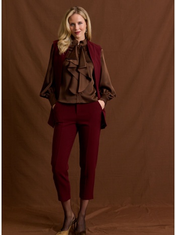 enzzo παντελόνι alessia - μπορντό σε προσφορά