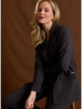 enzzo σακάκι norma - ανθρακί σε προσφορά