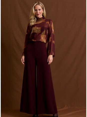 enzzo παντελόνα max - μπορντό σε προσφορά