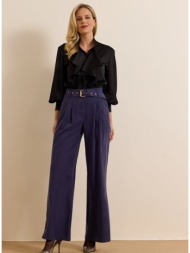 enzzo παντελόνα mina - dusty blue