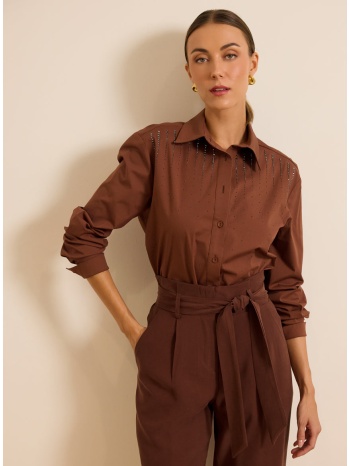 enzzo πουκάμισο cimelia - choco σε προσφορά