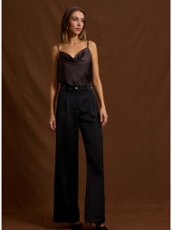 enzzo παντελόνι louisa - μαύρο