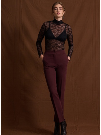 enzzo παντελόνι harriet - μπορντό σε προσφορά