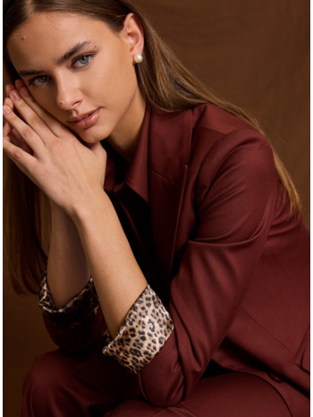 enzzo σακάκι morena - wine σε προσφορά