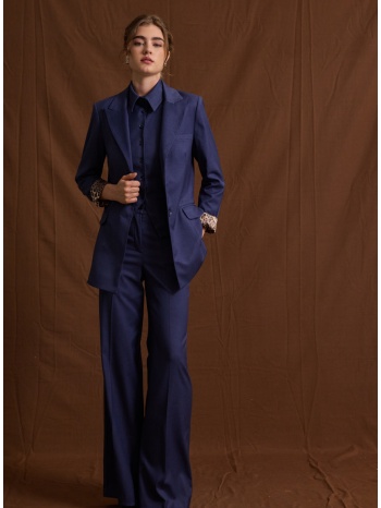 enzzo σακάκι morena - μπλε ίντιγκο σε προσφορά