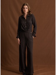 enzzo παντελόνι melle - ανθρακί