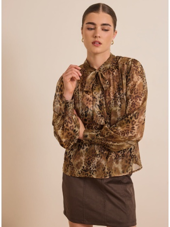 enzzo μπλούζα jena - καφέ σε προσφορά