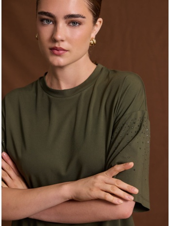 enzzo μπλούζα zena - olive σε προσφορά