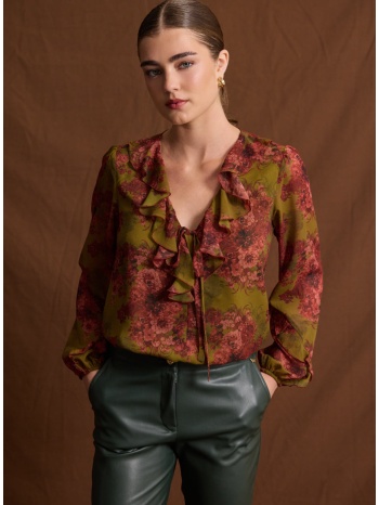 enzzo μπλούζα naora - olive σε προσφορά