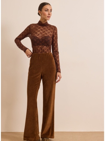 enzzo παντελόνι eva - κάμελ σε προσφορά