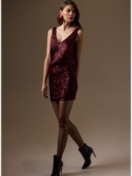 enzzo φούστα zinnie - μπορντό