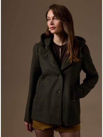 enzzo παλτό tresor - χακί σε προσφορά