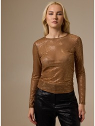 enzzo μπλούζα tara - μπεζ