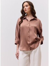 enzzo πουκάμισο annie - mocca