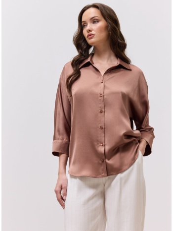 enzzo πουκάμισο annie - mocca