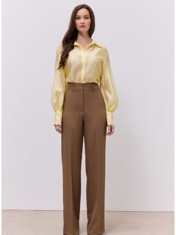 enzzo παντελόνα joanne - καφέ