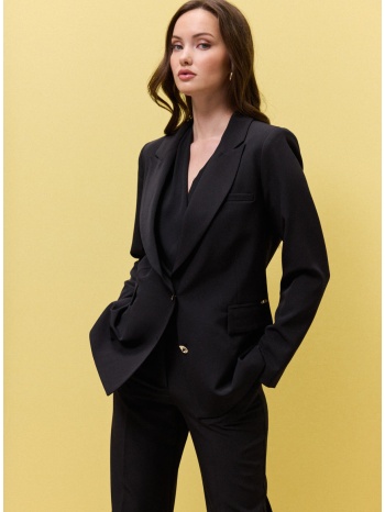 enzzo σακάκι joanne coming soon - μαύρο