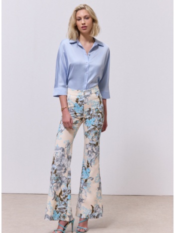 enzzo παντελόνι cassie - σιέλ