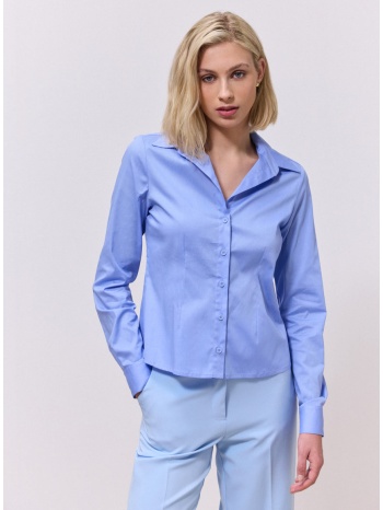 enzzo πουκάμισο gatien - σιέλ