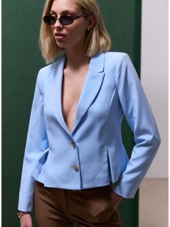 enzzo σακάκι κοντό joanne - σιέλ