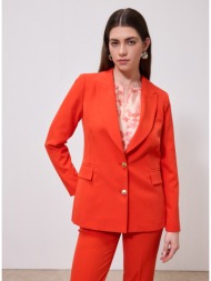 enzzo σακάκι joanne - tomato