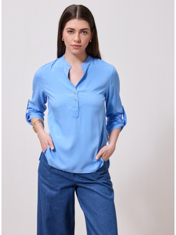 enzzo μπλούζα leandros - σιέλ