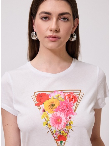 enzzo t-shirt patsy - λευκό