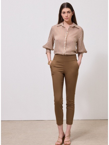 enzzo παντελόνι cassy - choco