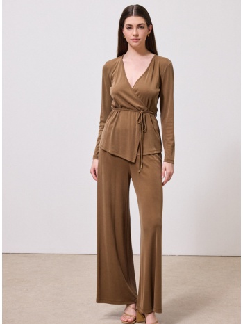 enzzo παντελόνι livia - καφέ