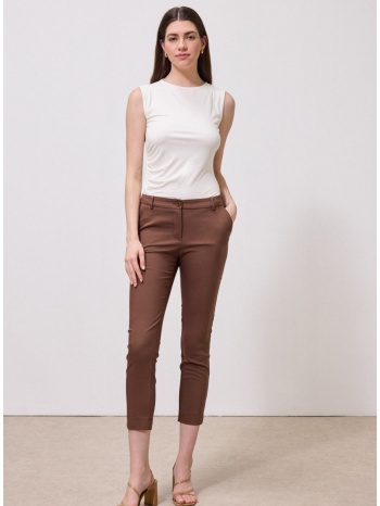 enzzo παντελόνι meredith - καφέ