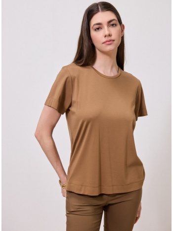 enzzo t-shirt marilena - καφέ