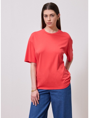 enzzo t-shirt dafne - κοραλί