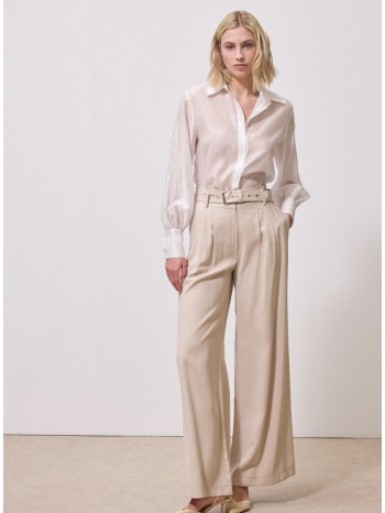 enzzo παντελόνα dorothy - βανίλια