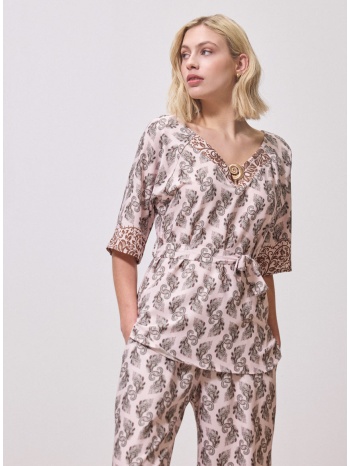 enzzo μπλούζα lainy - ροζ