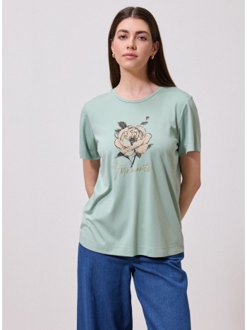 enzzo μπλούζα zabel - μέντα