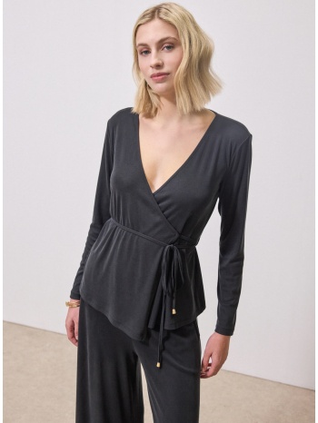 enzzo μπλούζα livia - μαύρο