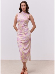 enzzo φόρεμα wayne - ροζ