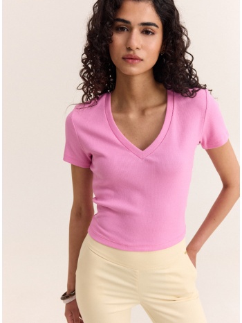 enzzo τοπ flora - ροζ