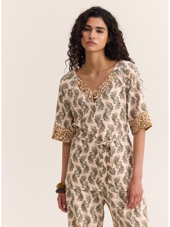 enzzo μπλούζα lainy - βανίλια