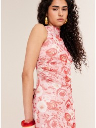 enzzo φόρεμα wayne - ροζ