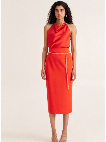 enzzo φούστα joanne - tomato